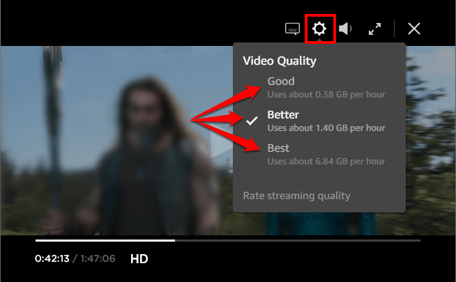 How to optimize amazon prime video streaming