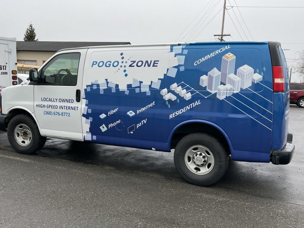 PogoZone Internet Access Van